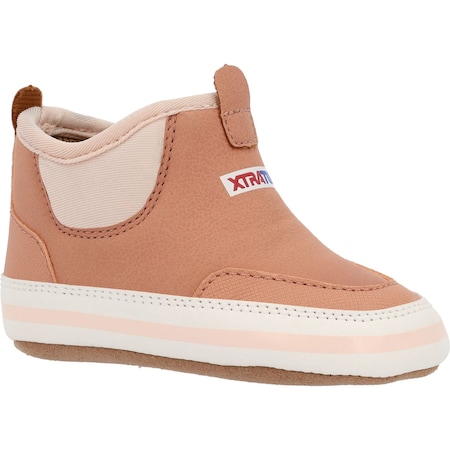 Xtratuf Baby Bootie, 12M M, Leather, 3 in H, Blush XIMAB450